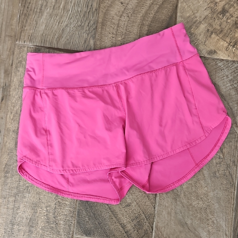 Lululemon Athletica Hot Pink Athletic Shorts - Size 8